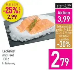 Sutterlüty Lachsfilet mit Haut Angebot