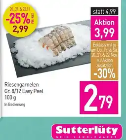 Sutterlüty Riesengarnelen Gr. 8/12 Easy Peel Angebot