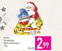 Sutterlüty Kinder Schokolade Weihnachtsmann Angebot