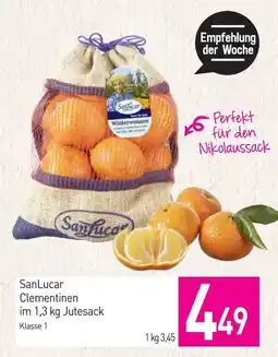 Sutterlüty SanLucar Clementinen im Jutesack Angebot