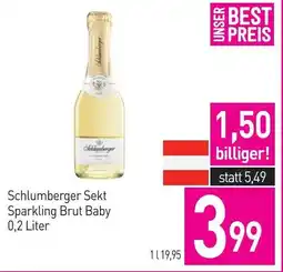 Sutterlüty Schlumberger Sekt Sparkling Brut Baby Angebot