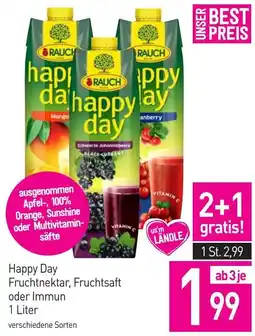 Sutterlüty Happy day fruchtnektar, fruchtsaft oder immun Angebot