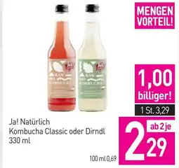 Sutterlüty Ja! natürlich kombucha classic oder dirndl Angebot