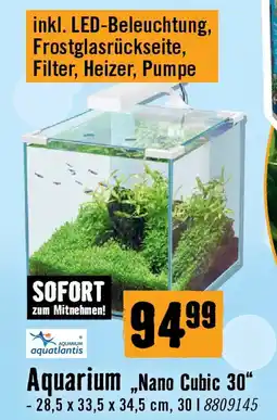 Hornbach Aquarium Nano Cubic 30 Angebot