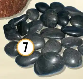 Hornbach Aquariumdekoration River Pepples schwarz Angebot