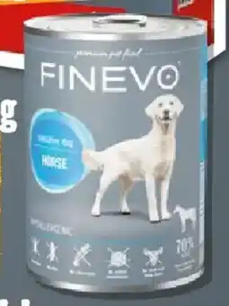 Hornbach Hundefutter nass FINEVO Sensitive Dog Pferd pur Angebot