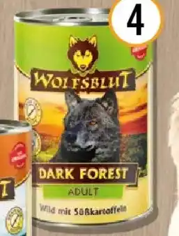Hornbach Hundefutter nass WOLFSBLUT Dark Forest Adult , Angebot