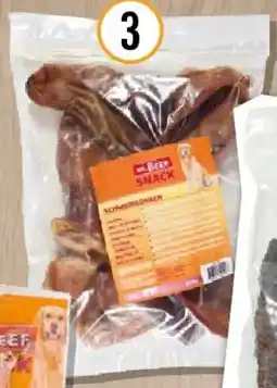 Hornbach Hundesnack Mr. Beef Schweineohren Angebot