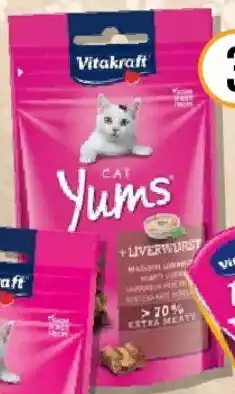 Hornbach Katzensnack VITAKRAFT Cat Yums Leberwurst Angebot