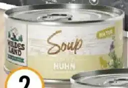 Hornbach Katzenfutter nass Wildes Land Soup Huhn Angebot
