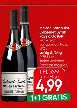 Spar Maison Barboulot Cabernet Syrah Angebot