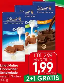 Spar Lindt Maître Chocolatier Angebot