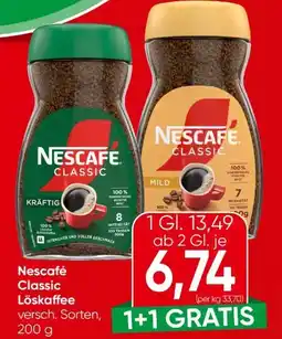 Spar Nescafé Classic Löskaffee Angebot