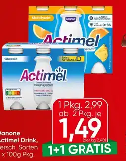 Spar Danone Actimel Drink Angebot