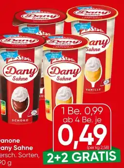 Spar Danone Dany Sahne Angebot
