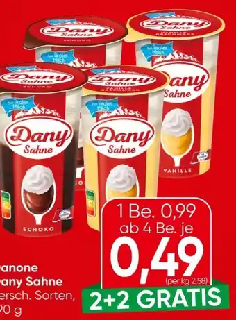 Danone Dany Sahne