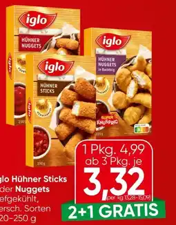 Spar Iglo Hühner Sticks Angebot