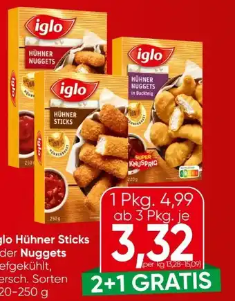 Iglo Hühner Sticks