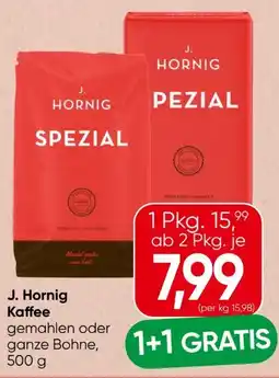 Spar J. Hornig Kaffee Spezial Angebot