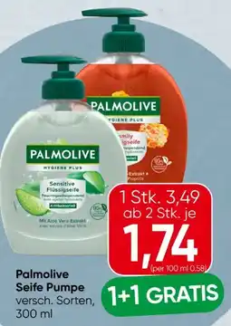 Spar Palmolive Seife Pumpe Angebot