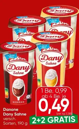 Eurospar Danone Dany Sahne Angebot
