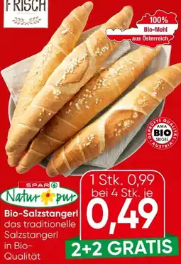 Eurospar Spar Natur pur Bio-Salzstangerl Angebot