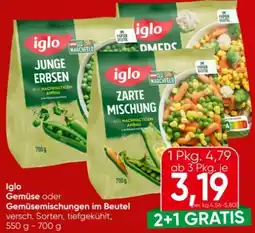 Eurospar Iglo Gemüse Angebot