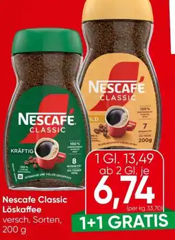 Eurospar Nescafé Classic Löskaffee Angebot