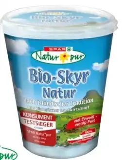 Interspar Spar Natur pur Bio-Skyr Joghurt Angebot