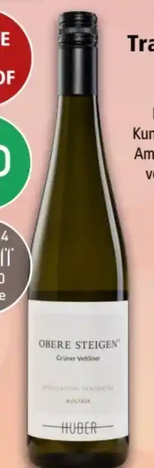 Interspar Markus Huber Bio-Grüner Veltliner Obere Steigen Traisental Angebot