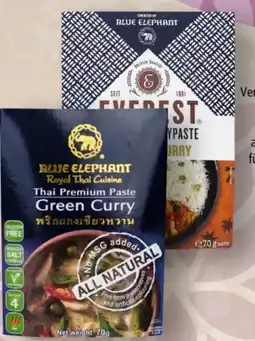 Interspar Blue Elephant Premium Curry Paste Angebot