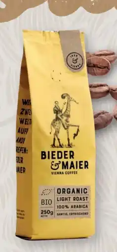 SPAR Gourmet Bieder & Maier Kaffee Organic Light Angebot