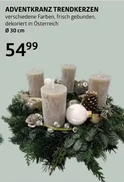 Bellaflora Adventkranz trendkerzen Angebot