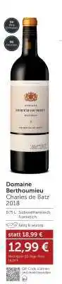 Interspar Domaine Berthoumieu Charles de Batz 2018 Angebot