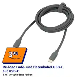 Action Re-load Lade- und Datenkabel USB-C auf USB-C Angebot