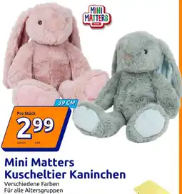 Action Mini Matters Kuscheltier Kaninchen Angebot