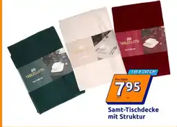 Action Samt-Tischdecke mit Struktur Angebot