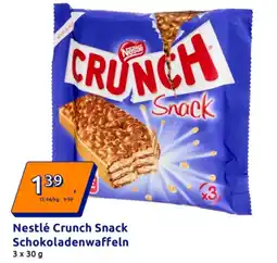 Action Nestlé Crunch Snack Schokoladenwaffeln Angebot