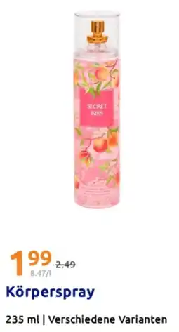 Action Körperspray Angebot