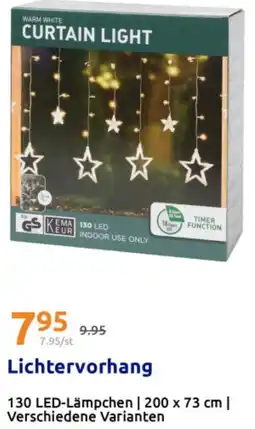 Action Lichtervorhang Angebot