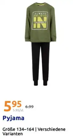 Action Pyjama Angebot