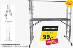 Forstinger 3 in 1 Aluminium-Leitergerüst Angebot