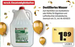 Liebmarkt Destilliertes Wasser Angebot