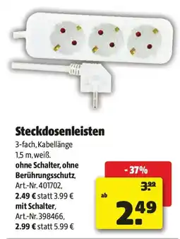 Liebmarkt Steckdosenleisten Angebot