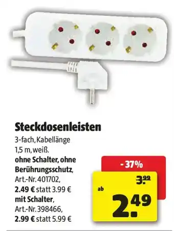 Liebmarkt Steckdosenleisten Angebot