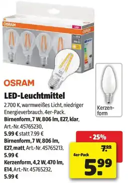 Liebmarkt LED-Leuchtmittel Angebot