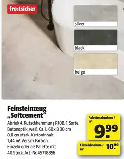 Liebmarkt Feinsteinzeug „Softcement" Angebot