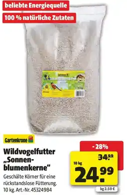 Liebmarkt Wildvogelfutter ,,Sonnen- blumenkerne" Angebot
