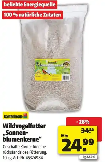Liebmarkt Wildvogelfutter ,,Sonnen- blumenkerne" Angebot