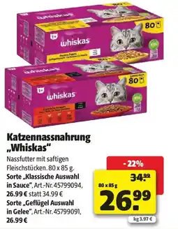 Liebmarkt Katzennassnahrung ,,Whiskas" Angebot